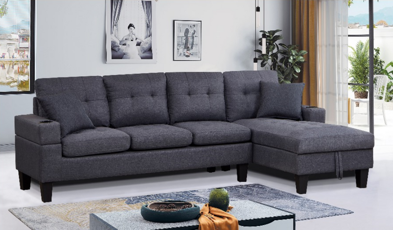 Samuel Sectional with Storage Chaise