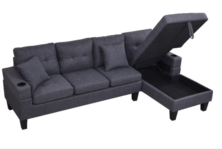 Samuel Sectional with Storage Chaise