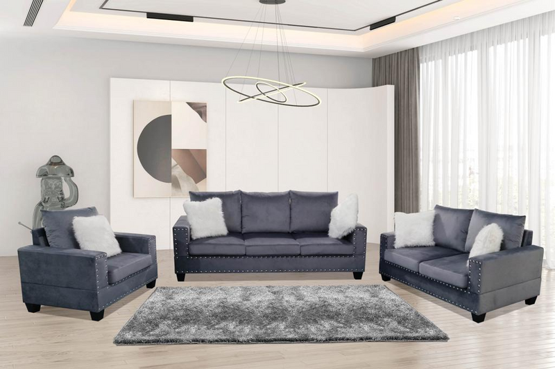 Silvia 3pc Sofa Set