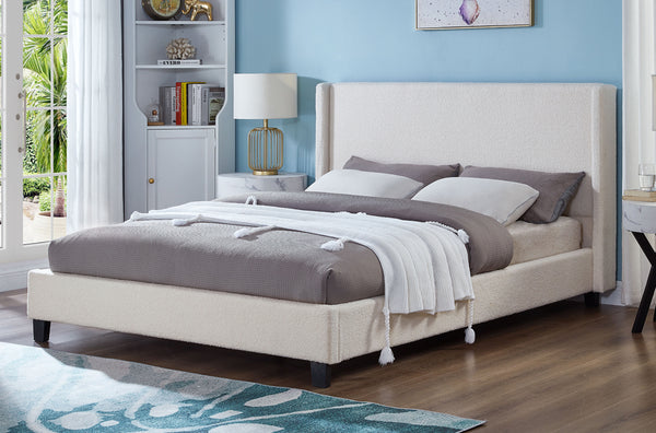 Boucle Platform Bed - T2192