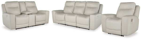 Mindanao Sofa, Loveseat and Recliner in Coconut