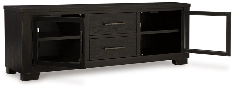 Galliden 80" TV Stand in Black