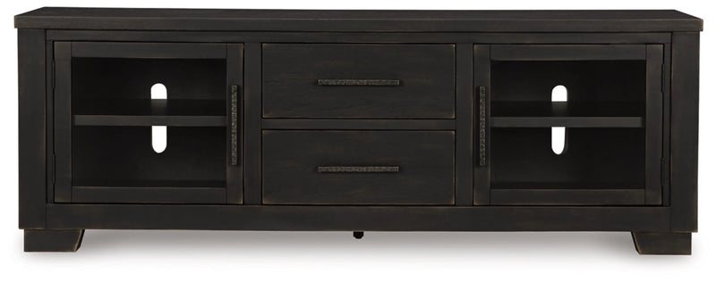 Galliden 80" TV Stand in Black