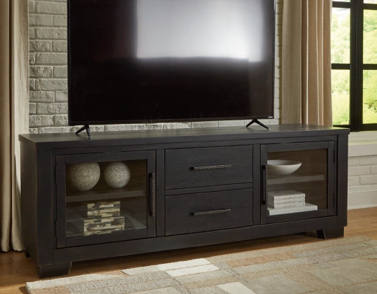 Galliden 80" TV Stand in Black