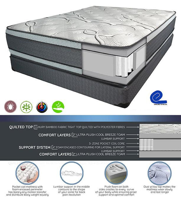 Winston 13" Dual-sided Euro Top Mattress 🍁