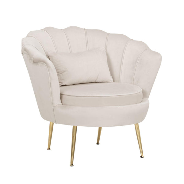 Rome Accent Chair in Beige