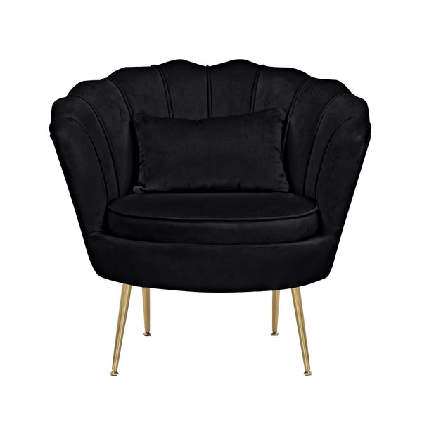 Rome Accent Chair in Black