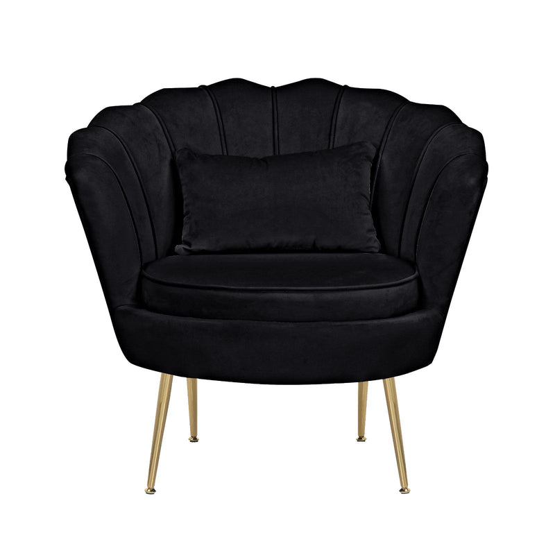 Rome Accent Chair in Black