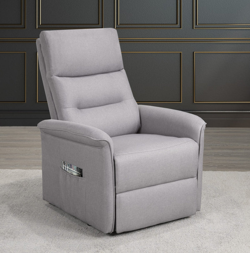 Ariel Recliner Lift Chair in Light Grey