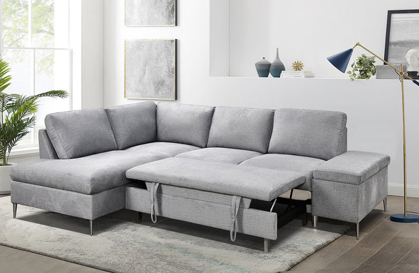 LHF Sleeper Sectional with Storage Bench - IF-9022