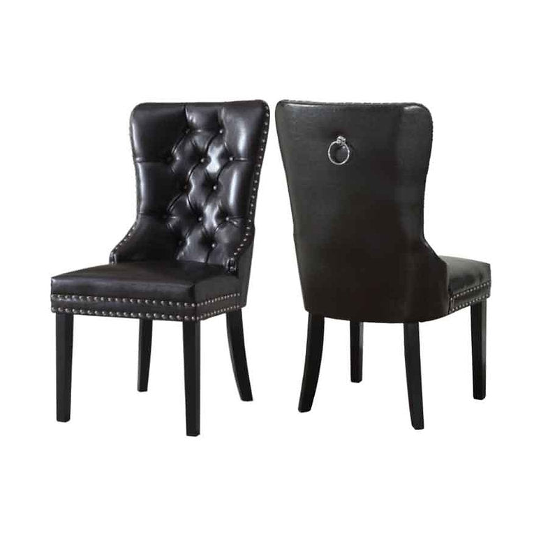 Faux Leather Dining Chairs, Set of 2 - IF-1150