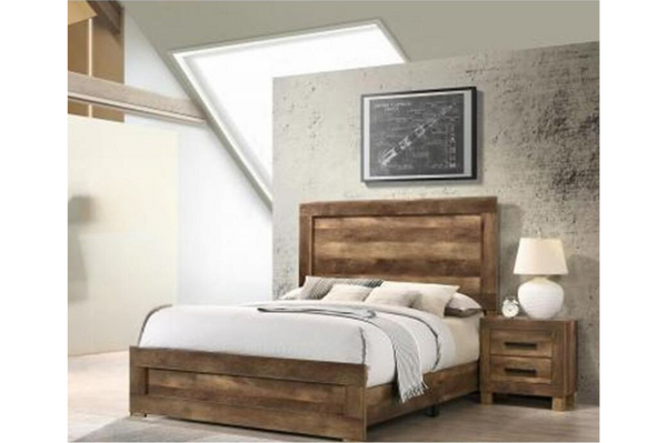 Caliban King Bed + Nightstand