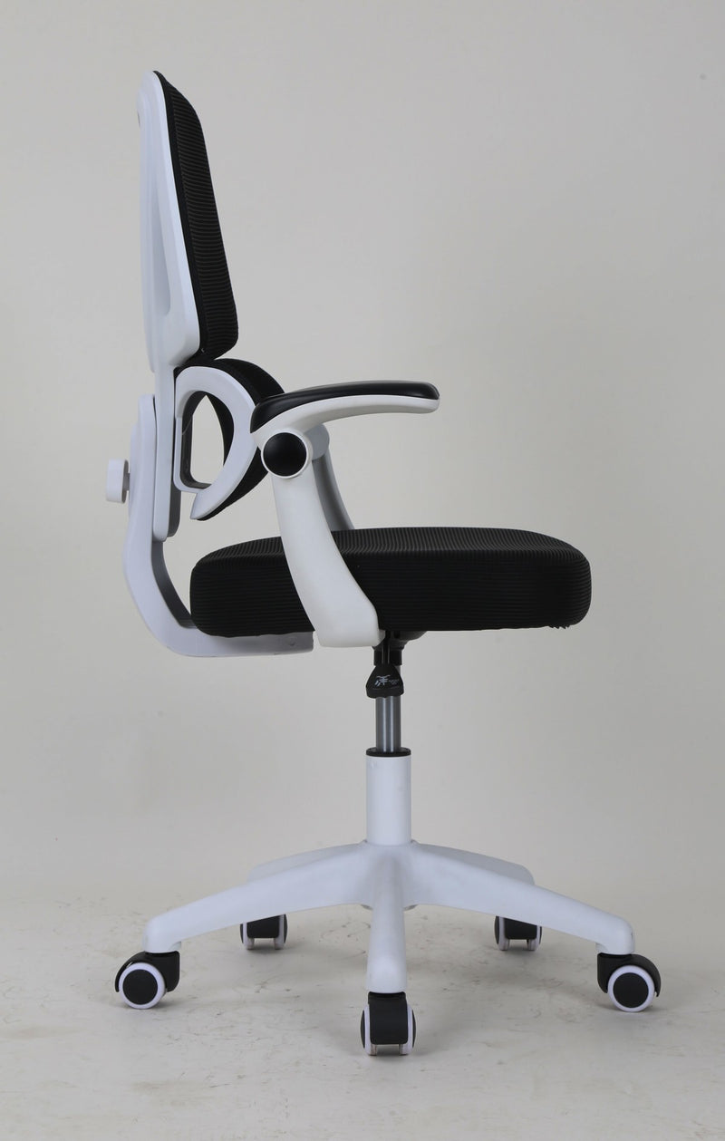 Ivy Task Chair in Black/White