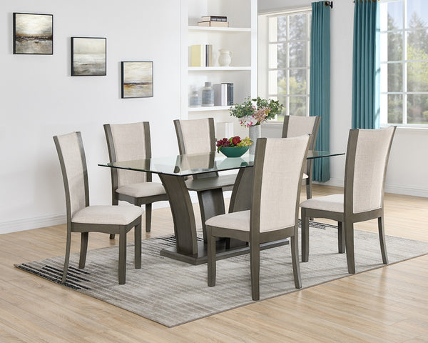 Aria Dining Set in Grey