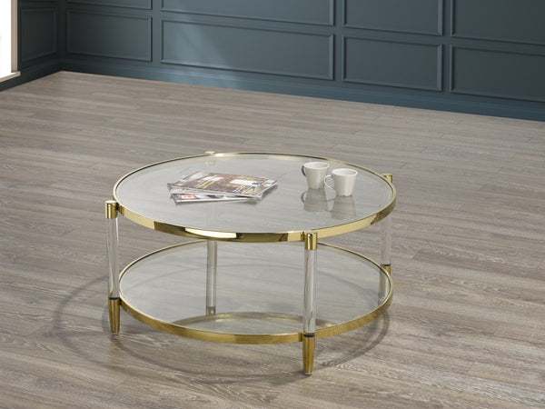 Lara Coffee Table in Gold