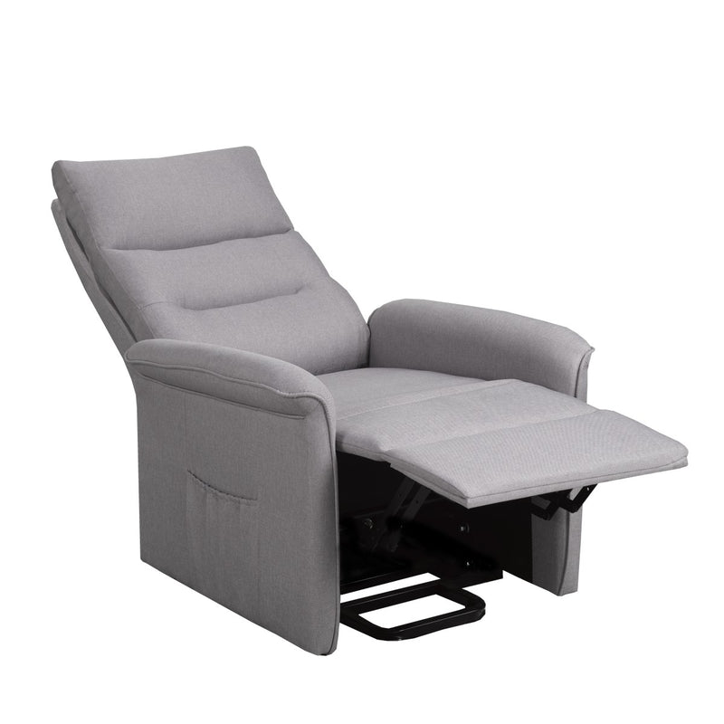 Ariel Recliner Lift Chair in Light Grey