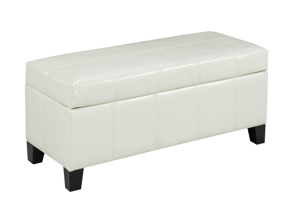 STORAGE OTTOMAN - RED - B2006S - Furnish 4Less