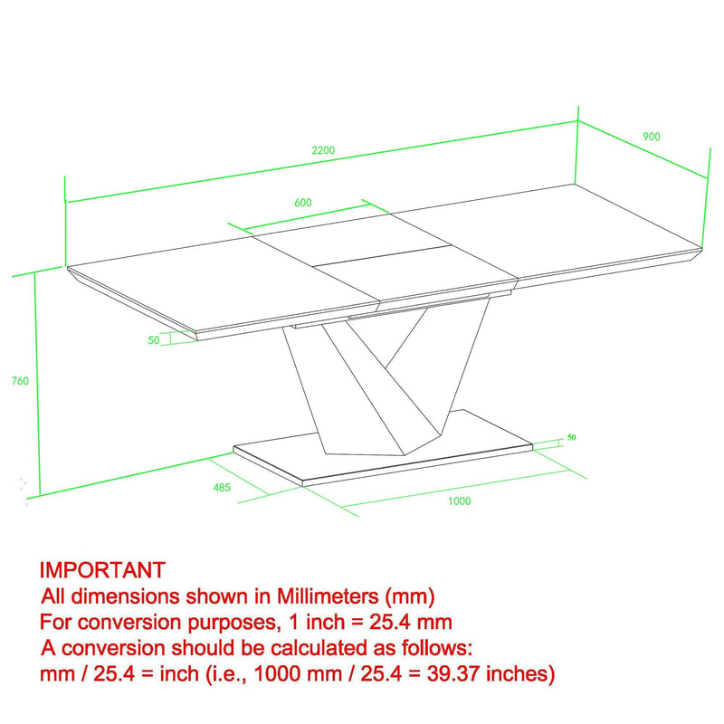 Eclipse/Antoine 7pc Dining Set - Furnish 4 Less