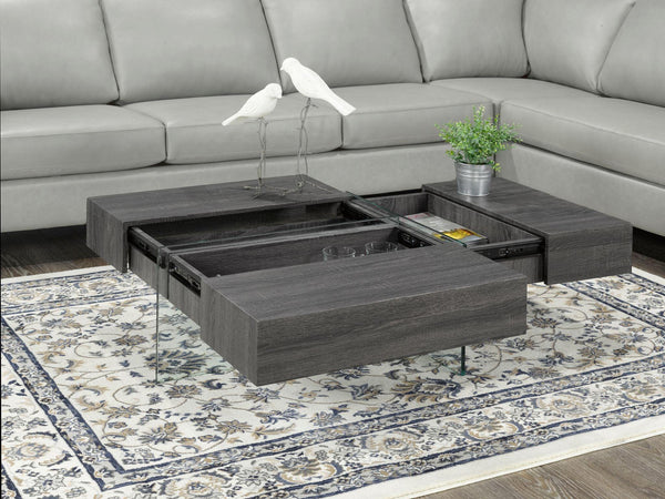 COFFEE TABLE - GREY - B350-02C - Furnish 4Less