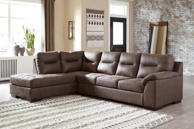 Maderla Sectional w/ Chaise - Furnish 4 Less