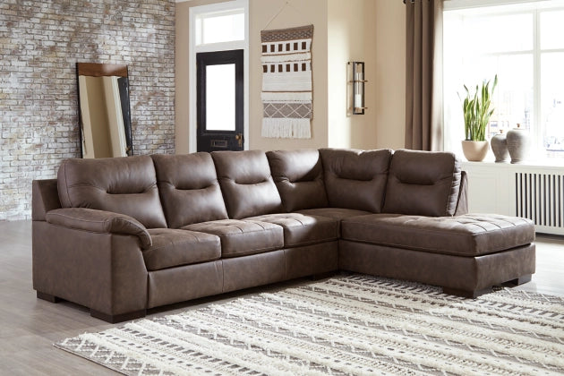 Maderla Sectional w/ Chaise - Furnish 4 Less