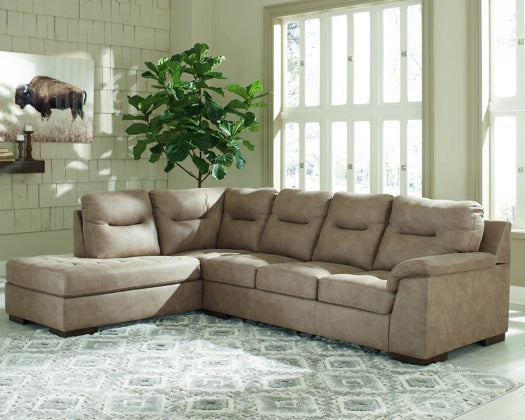 Maderla Sectional w/ Chaise - Furnish 4 Less