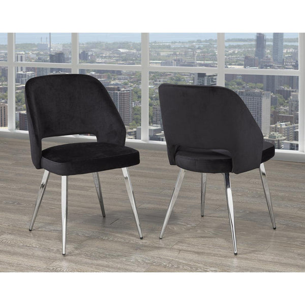 Ella Dining Chairs (Black, Grey) - B1205 - Furnish 4 Less