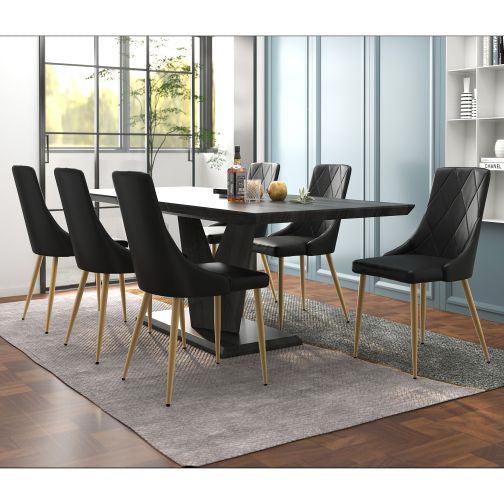 Eclipse/Antoine 7pc Dining Set - Furnish 4 Less